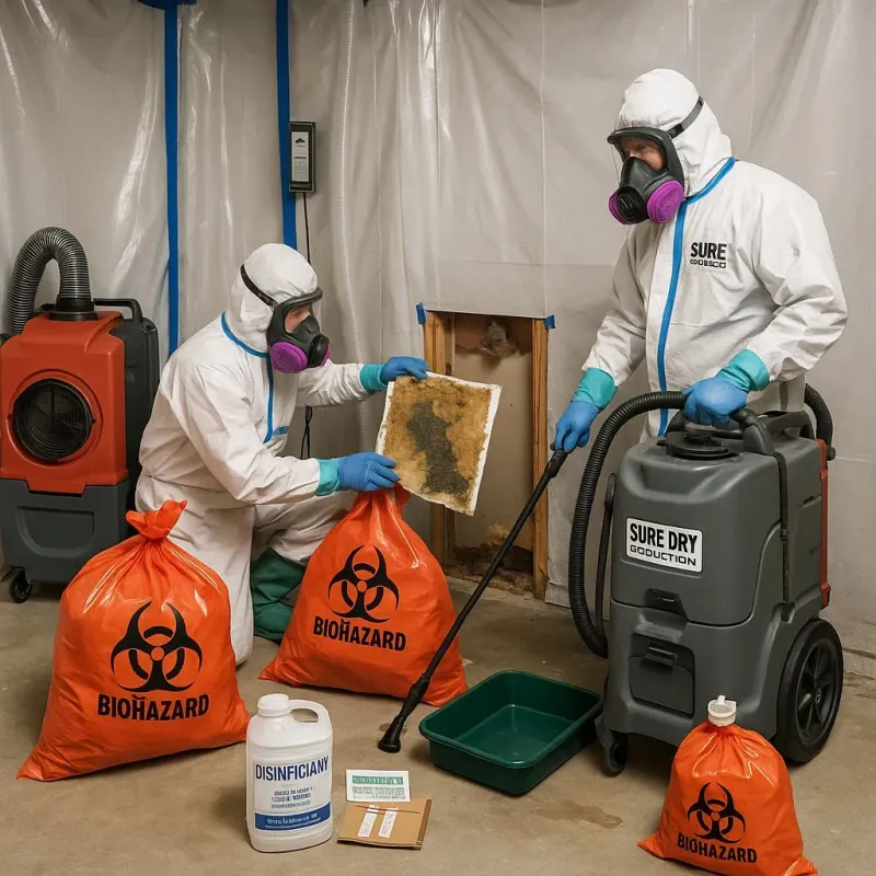 Contaminated Water Handling Protocols process in Mahomet, IL