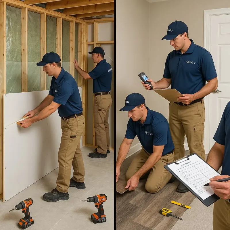 Repairs and Reconstruction process in Mahomet, IL